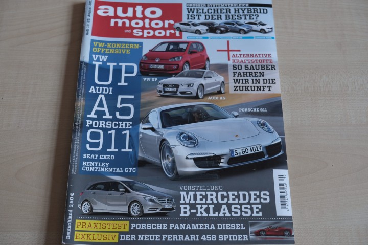 Deckblatt Auto Motor und Sport (19/2011)